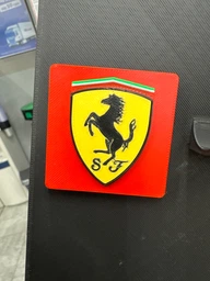 Стенд Підставка для Конструктора LEGO Speed Champions Болід F1 Ferrari SF-24 2024 (77242) Ферарі Формула 1 - Чорний/Білий