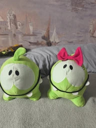 Набор мягких игрушек Ам Ням и Ам Няша 20 см — герои игры Cut the Rope (00278-55)
