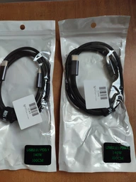 Кабель живлення Type-C на Type-C PD 3.1 140W 100 см. USB 2.0 QC 3.0 швидка зарядка та передача даних 10Gbps (776141)