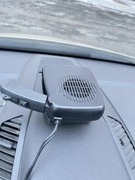 Автомобильный тепловентилятор - обогреватель салона авто 2в1 керамический кондиционер автодуйка печка в машину на 12/24V фото от покупателей 8