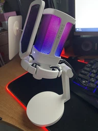 Микрофон конденсаторный Fifine Q6W USB White фото от покупателей 7