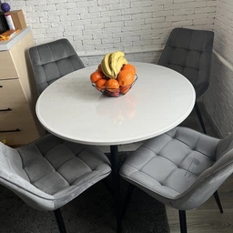 Стул для кухни и гостиной Special4You Damask Dark grey (E6477) фото от покупателей 2
