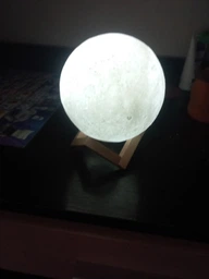 Світильник Місяць 3D MOON на акумуляторі. 16 кольорів з пультом RGB фото від покупців 1