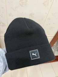 Шапка Puma Wardrobe Ess High Crown Beanie 02640901 One Size Black (4069157730082) фото от покупателей 2