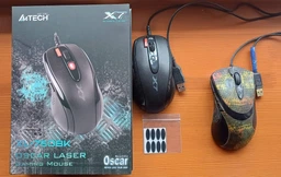Миша A4Tech XL-750BK-B USB (Black)