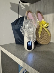Ингалятор небулайзер Nebulizer Mesh Atomizer для детей и взрослых для дыхательной терапии портативный от сухого кашля насморка боли в горле для астматиков фото от покупателей 16