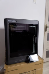 3D принтер FDM CoreXY 500 мм/с Wi-Fi USB із закритою камерою спостереження автоурівнем автокалібруванням об’ємом 256×256×256 мм із швидким нагрівом стола підсвіткою фільтром запахів друк PLA ABS PETG нейлон хотенд 320°C PEI стіл Elegoo Centauri Carbon фото от покупателей 4