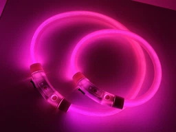 Светодиодный, водостойкий LED ошейник для собак с зарядкой USB, 35 см, размер S (зеленый) фото от покупателей 1
