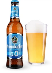 Упаковка пива Krombacher Pils світле фільтроване безалкогольне 0.5% 0.33 л х 24 шт (4008287058543_4008287758504)