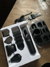 Триммер машинка для стрижки волос набор Мужской 5 в 1 USB беспроводная аккумуляторная профессиональная электромашинка Бритва для волос бороды удаление волос из носа ушей фото от покупателей 3