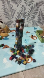 Магнитный конструктор Minecraft 150 шт по игре Майнкрафт Magnetic Крепость Mk001022 фото от покупателей 9