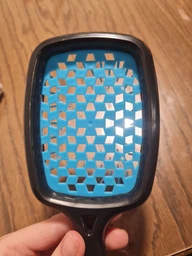 Расческа для волос Super Hair Brush Желтая с зеленым фото от покупателей 3