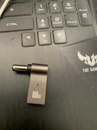 Переходник адаптер для зарядки ноутбука Asus Type-C PD 100W на DC&nbsp;(6.0x3.7x0.6 мм) фото от покупателей 1