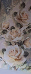 Набір алмазної мозаїки ColorArt Білі троянди панно 30x60 TS1301