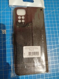 Чохол книжка для Xiaomi Redmi Note 11 та Note 11s магніт хлястик прошита Mavis чорний фото від покупців 4