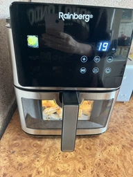 Многофункциональная мультипечь айрогриль Rainberg AIR FRYER GRILL на 12,5 литров Аэрогриль, фритюрница без масла, аэрофритюрница 4200 Вт фото от покупателей 8