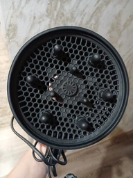 Універсальний складний дифузор для фена Tool силіконова насадка на фен для сушіння волосся та створення локонів, чорний (111166200) фото від покупців 11