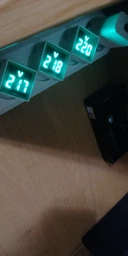 Сетевой цифровой вольтметр в розетку AC230V Green Display 50-500V EU White (500307) фото от покупателей 1