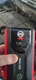 Автомобильное пуско-зарядное устройство Бустер Jump Starter J15 |28000mAh, 2USB+1Type-C| Черно-красный