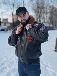 Шкіряна куртка Top Gun Signature Series Jacket 3XL Brown TopGunBR3XL