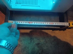 Підставка під системний блок Rebik 1.0 на міцних колесах Вугільний камінь 30*55см