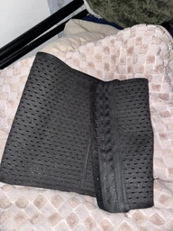 Утягивающий пояс Back Support Belt YN-1408 для похудения и коррекции фигуры на липучке Черный