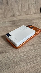 Магнитный павербанк Lexego 10000 mAh Gray PD 20W с беспроводной зарядкой MagSafe портативный внешний беспроводной аккумулятор, батарея магсейф для iPhone Android айфона MWPQ1-10-GR фото от покупателей 15