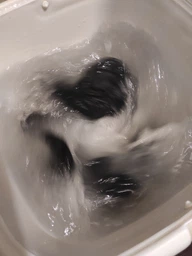 Стиральная машина мини складная портативная 18 л 50Вт Folding Washing Machine, компактная электрическая стиральная машина с отжимом и ручкой для стирки белья, носков, мелких вещей Синяя, WM-2690-Blue фото от покупателей 5