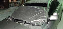 Автомобільний чохол накидка на лобове скло 70х150см Захист від УФ-променів, дощу, снігу UFT Windshield 1 Aluminium фото від покупців 1