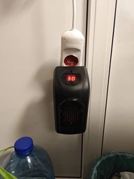 Мини обогреватель портативный 400W Handy Heater с пультом, таймер, электрический тепловентилятор, дуйчик в розетку фото от покупателей 9