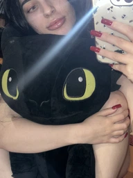 Мягкая игрушка обнимашка Дракон Ночная Фурия Беззубик 60 см My Kigu Плюшевый Черный (9081/60)