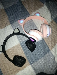 Навушники Bluetooth MDR CAT ear VZV-23M 7805 з підсвіткою, м'ятні