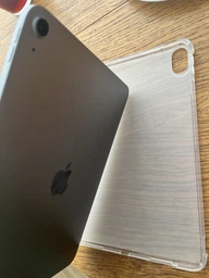 Силиконовый чехол обложка Transparent + Pencil Holder BBM1 для iPad Air 4 2020/Air 5 2022 10,9"/Air 11" 2024(M2)/2025(M3)/2026(M4) Розовый