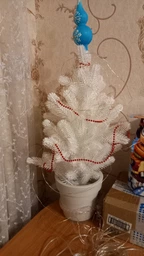 Ёлка Traditional литая в горшке 50 см белая новинка