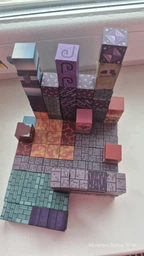 Магнитный конструктор Minecraft 100 шт + ПОДАРОК 3 фигурки по игре Майнкрафт Подземелье и лава Mk001019 фото от покупателей 2