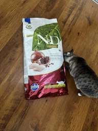 Фармина сухой корм для стерилизованных кошек N&D GRAIN FREE PRIME CHICKEN & POMEGRANATE NEUTERED ADULT с курицей 300 г