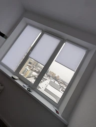 Ролета тканинна Len 0043 Блакитний 35x160 cм фото от покупателей 5