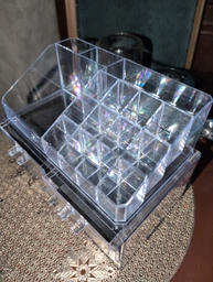 Органайзер для косметики Настільний акриловий Cosmetic Storage Box Бокс фото від покупців 1