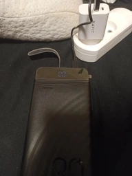 Павербанк PowerBank зі швидкою зарядкою та ліхтарем 30000mAh HOCO J123B |3USB/1Type-C, 22.5W+PD20W| Чорний фото від покупців 1