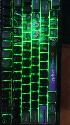 Клавиатура проводная A4Tech Bloody AT75 Alpha Optical Switch Cypher Ghost RGB USB Black (4711421001830)