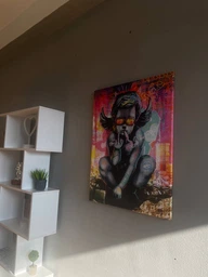 Стильна картина для офісу та кабінету «Money Angel Art» - 100х130 см