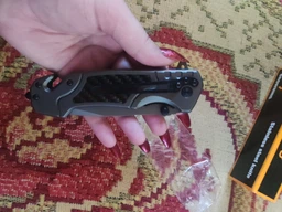 Нож складной Browning ножи складные охотничьи ножик тактический охотничий раскладной походный многофункциональный карманный стропорез со стеклобоем из нержавеющей стали фото от покупателей 5