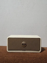 Портативная блютуз колонка в ретро стиле W-King H130 40W маленькая мощная bluetooth система с чипом WDSP 2 режима эквалайзера Защита IP67 бежевая фото от покупателей 3