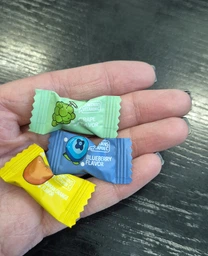 Конфеты Fruit Flavored Candy карамель фруктовый микс без сахара с витамином С 0,5 кг