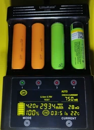 Комплект высокоточных литий-ионных аккумуляторов Tenpower INR18650-35HE, 3400mAh, 10A, 2 шт + бокс (0746020706163) фото от покупателей 5