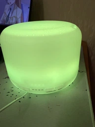 Увлажнитель воздуха ночник аромадиффузор ультразвуковой для дома с led подсветкой на 7 цветов и пультом 500 мл фото от покупателей 19