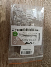 Коннектор Patron UTP RJ-45 (RJ-45) Cat.5e (8P8C) 40 шт. (CON-RJ-45-8P8C-40)