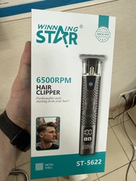 Машинка для стрижки волос WINNINGSTAR ST-5622 Black фото от покупателей 8
