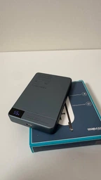 Магнитный павербанк Lexego 10000 mAh Gray PD 20W с беспроводной зарядкой MagSafe портативный внешний беспроводной аккумулятор, батарея магсейф для iPhone Android айфона MWPQ1-10-GR фото от покупателей 1