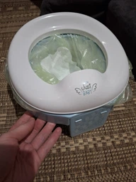 Дитячий дорожній складаний горщик і накладка на унітаз 3 в 1 Just Baby Trino Pink (JB-002)